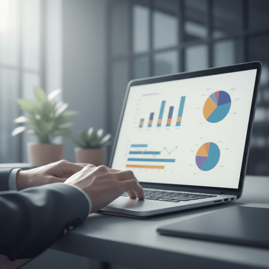 Executive specialist analyzing industry data and market trends